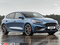 2020 Ford Focus ST = 255 kph, 280 bhp, 5.8 sec.