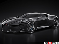 2019 Bugatti La Voiture Noire = 420 kph, 1500 bhp, 2.4 sec.