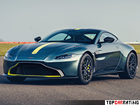 2019 Aston Martin Vantage AMR = 314 kph, 510 bhp, 4 sec.