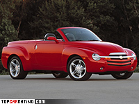 2006 Chevrolet SSR = 220 kph, 405 bhp, 5.5 sec.