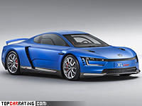 2014 Volkswagen XL Sport Concept = 270 kph, 200 bhp, 5.7 sec.
