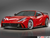 2019 Ferrari 812 Superfast Novitec N-Largo = 345 kph, 840 bhp, 2.8 sec.