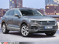 2019 Volkswagen Touareg V8 TDI = 250 kph, 421 bhp, 4.9 sec.