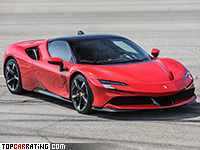 2020 Ferrari SF90 Stradale (F173) = 340 kph, 1000 bhp, 2.5 sec.