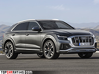 2020 Audi SQ8 TDI = 250 kph, 435 bhp, 4.8 sec.