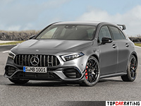 2020 Mercedes-AMG A 45 S 4Matic+ (W177) = 270 kph, 421 bhp, 3.9 sec.