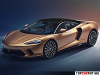 2020 McLaren GT = 326 kph, 620 bhp, 3.2 sec.