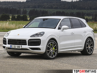 2020 Porsche Cayenne Turbo S E-Hybrid = 295 kph, 680 bhp, 3.8 sec.