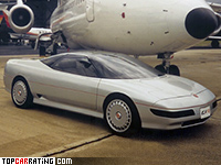 1985 MG EX-E Concept = 275 kph, 253 bhp, 5 sec.