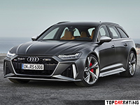 2020 Audi RS6 Avant = 305 kph, 600 bhp, 3.6 sec.