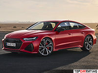 2020 Audi RS7 Sportback = 305 kph, 600 bhp, 3.6 sec.