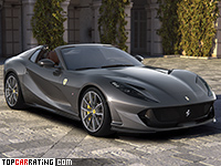 2020 Ferrari 812 GTS = 340 kph, 800 bhp, 3 sec.