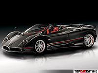 2007 Pagani Zonda F Roadster = 345 kph, 650 bhp, 3.5 sec.