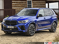 2020 BMW X5 M Competition (F95) = 290 kph, 625 bhp, 3.8 sec.