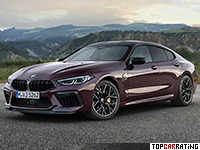 2020 BMW M8 Competition Gran Coupe (F93) = 305 kph, 625 bhp, 3.2 sec.