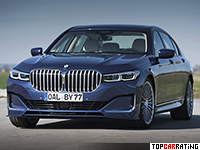 2019 Alpina B7 Bi-Turbo (G12) = 330 kph, 608 bhp, 3.6 sec.