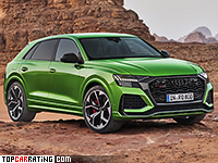 2020 Audi RS Q8 = 305 kph, 600 bhp, 3.8 sec.