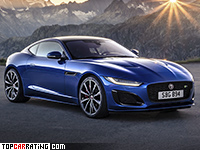 2020 Jaguar F-Type R Coupe = 300 kph, 575 bhp, 3.7 sec.