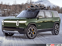 2021 Rivian R1S = 201 kph, 764 bhp, 3.1 sec.