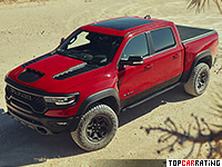 2021 Ram 1500 TRX (DT) = 190 kph, 712 bhp, 4.8 sec.