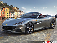 2020 Ferrari Portofino M = 320 kph, 620 bhp, 3.45 sec.