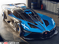 2020 Bugatti Bolide Prototype = 500 kph, 1850 bhp, 2.17 sec.