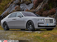 2020 Rolls-Royce Ghost = 250 kph, 571 bhp, 4.8 sec.