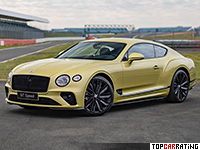 2021 Bentley Continental GT Speed = 335 kph, 659 bhp, 3.6 sec.