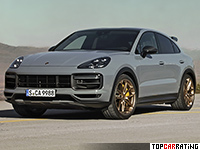 2021 Porsche Cayenne Coupe Turbo GT = 300 kph, 640 bhp, 3.3 sec.