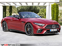 2022 Mercedes-AMG SL 63 4Matic+ (R232) = 315 kph, 585 bhp, 3.6 sec.