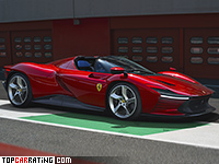 2022 Ferrari Daytona SP3 (F150 BDE) = 340 kph, 840 bhp, 2.85 sec.
