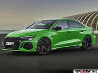 2022 Audi RS3 Sedan = 290 kph, 400 bhp, 3.8 sec.