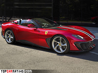 2022 Ferrari SP51 = 340 kph, 800 bhp, 2.9 sec.