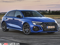 2023 Audi RS3 Sportback Performance Edition (8Y) = 300 kph, 407 bhp, 3.8 sec.