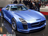 2011 Mercedes-Benz SLS AMG FAB Design Gullstream = 325 kph, 615 bhp, 3.6 sec.