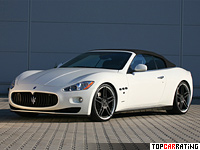 2011 Maserati GranCabrio Novitec Tridente = 301 kph, 590 bhp, 4.5 sec.