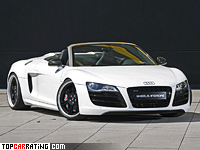 2011 Audi R8 Spyder Wheelsandmore R-Stream = 320 kph, 600 bhp, 3.5 sec.