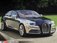 2009 Bugatti 16C Galibier Concept = 350 kph, 800 bhp, 3 sec.