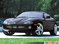 2003 Jaguar XKR Coupe = 250 kph, 396 bhp, 5.4 sec.
