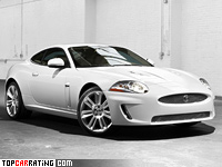2009 Jaguar XKR 5.0 Coupe = 250 kph, 510 bhp, 4.8 sec.