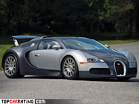 2005 Bugatti Veyron 16.4 = 407 kph, 1001 bhp, 2.5 sec.
