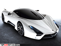 2011 SSC Tuatara Concept = 400 kph, 1350 bhp, 2.5 sec.