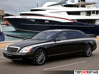 2009 Maybach 62 Zeppelin  = 250 kph, 640 bhp, 5.1 sec.