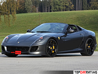 2012 Ferrari 599 SA Aperta Novitec Rosso = 340 kph, 888 bhp, 3.1 sec.