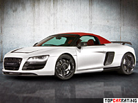 2012 Audi R8 Spyder Mansory = 320 kph, 552 bhp, 3.9 sec.