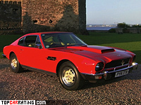 1977 Aston Martin V8 Vantage = 263 kph, 396 bhp, 5.2 sec.