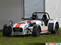 2008 Caterham Seven Superlight R500 = 250 kph, 263 bhp, 2.88 sec.