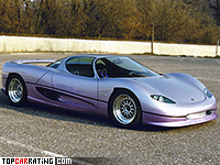 1992 Monteverdi Hai 650 F1 = 335 kph, 578 bhp, 3 sec.