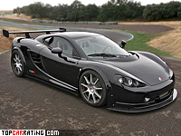 2005 Ascari KZ1-R = 322 kph, 520 bhp, 3.4 sec.