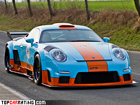 2011 9ff GT9-CS Porsche = 364 kph, 750 bhp, 3.6 sec.